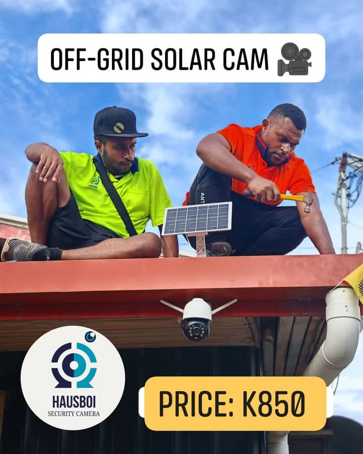 Solar-Powered Surveillance System Installation